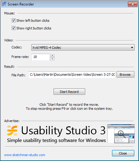 Screen recorder softwares download