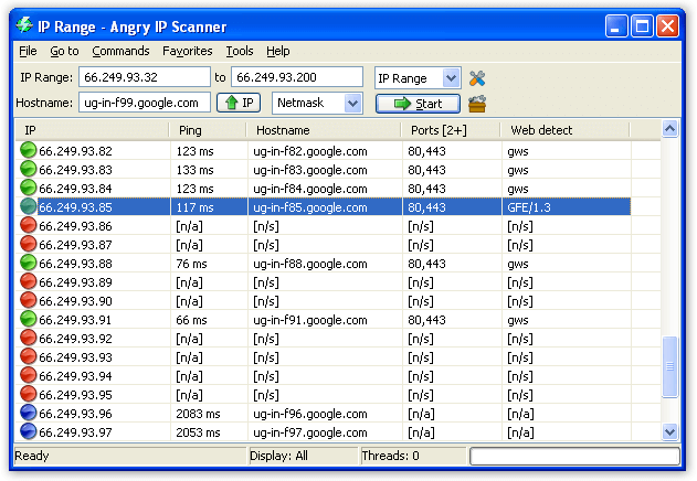 Angry IP Scanner for Windows