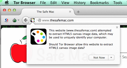 Screenshots of Tor Browser For Mac