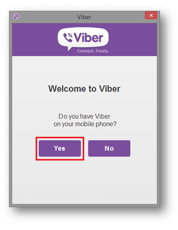 Viber Sign Up